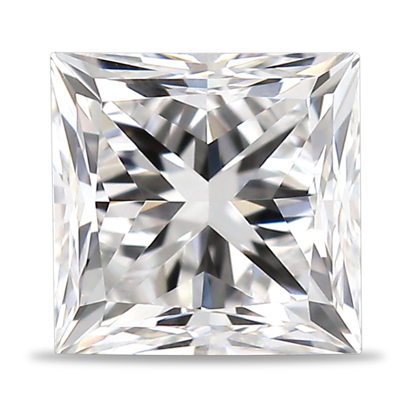 Square brilliant cut deals diamond